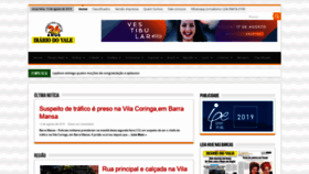 What Diariodovale.com.br website looked like in 2019 (4 years ago)