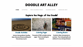 What Doodle-art-alley.com website looked like in 2019 (4 years ago)