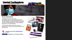 What Dentalconfessions.com website looked like in 2019 (4 years ago)