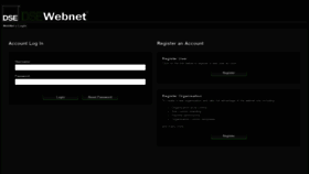What Dsewebnet.com website looked like in 2019 (4 years ago)