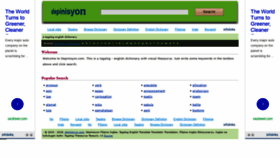 What Depinisyon.com website looked like in 2019 (4 years ago)