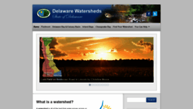 What Delawarewatersheds.org website looked like in 2019 (4 years ago)