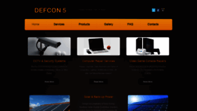 What Defcon5.co.za website looked like in 2019 (4 years ago)