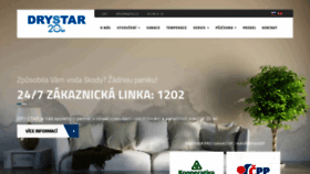 What Drystar.cz website looked like in 2019 (4 years ago)