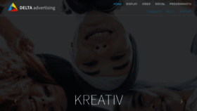 What Delta-advertising.com website looked like in 2019 (6 years ago)