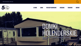 What Domkiholenderskie5.pl website looked like in 2019 (4 years ago)