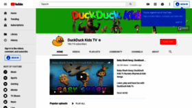 What Duckduckkidstv.com website looked like in 2019 (5 years ago)