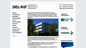 What Del-ko.de website looked like in 2019 (4 years ago)
