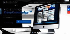 What Deepknowledge.io website looked like in 2019 (4 years ago)