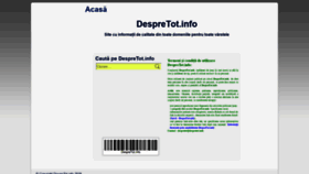 What Despretot.info website looked like in 2019 (4 years ago)