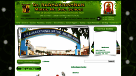What Drradhakrishnanmhss.com website looked like in 2019 (4 years ago)