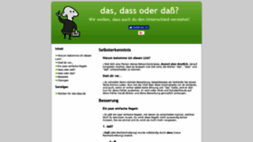 What Das-dass.de website looked like in 2019 (4 years ago)