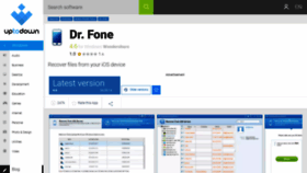 What Dr-fone.en.uptodown.com website looked like in 2019 (4 years ago)