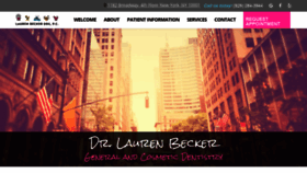 What Doctorlaurenbecker.com website looked like in 2019 (4 years ago)