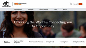 What Diversityabroad.com website looked like in 2019 (4 years ago)