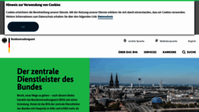 What Dienstleistungszentrum.de website looked like in 2019 (4 years ago)