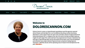 What Dolorescannon.com website looked like in 2019 (4 years ago)