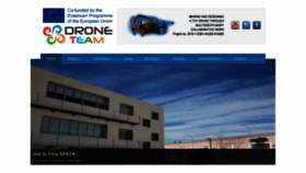 What Droneteamproject.eu website looked like in 2019 (4 years ago)