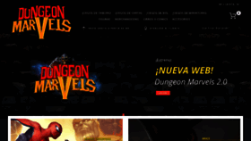 What Dungeonmarvels.com website looked like in 2019 (4 years ago)