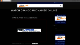 What Django-unchained-movie-online.blogspot.fr website looked like in 2019 (4 years ago)