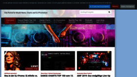 What Dance-charts.de website looked like in 2019 (4 years ago)