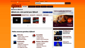 What Djibnet.com website looked like in 2019 (4 years ago)