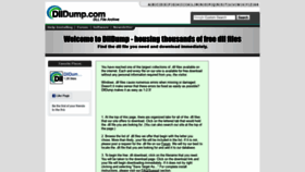 What Dlldump.com website looked like in 2019 (4 years ago)