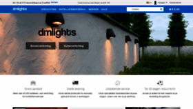 What Dmlights.be website looked like in 2019 (4 years ago)