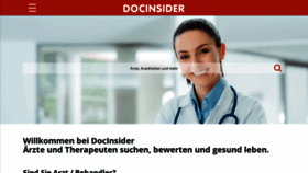 What Docinsider.de website looked like in 2019 (4 years ago)