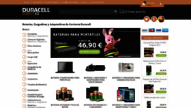What Duracelldirect.es website looked like in 2019 (4 years ago)