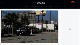 What Debate.com.mx website looked like in 2019 (5 years ago)