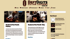 What Deftdigits.com website looked like in 2019 (4 years ago)