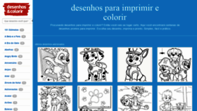 What Desenhosecolorir.com.br website looked like in 2019 (5 years ago)