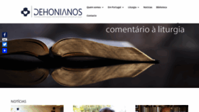 What Dehonianos.org website looked like in 2019 (4 years ago)
