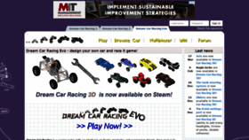 What Dreamcarracing.com website looked like in 2019 (4 years ago)