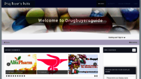 What Drugbuyersguide.net website looked like in 2019 (4 years ago)