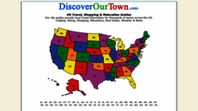 What Discoverourtown.com website looked like in 2019 (4 years ago)