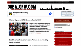 What Dubaiofw.com website looked like in 2019 (4 years ago)