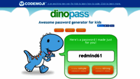 What Dinopass.com website looked like in 2019 (4 years ago)