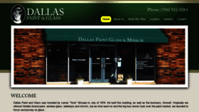 What Dallaspaintandglass.com website looked like in 2019 (4 years ago)