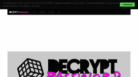 What Decryptpassword.com website looked like in 2019 (4 years ago)