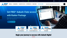 What Digital.aakash.ac.in website looked like in 2019 (4 years ago)