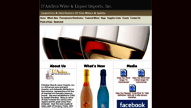 What Dandreawines.com website looked like in 2019 (4 years ago)