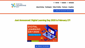 What Digitallearningday.org website looked like in 2019 (4 years ago)
