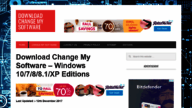 What Downloadchangemysoftware.org website looked like in 2019 (4 years ago)