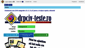 What Drpciv-teste.ro website looked like in 2019 (4 years ago)