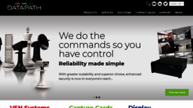 What Datapath.co.uk website looked like in 2019 (4 years ago)