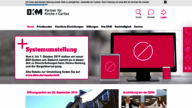 What Dkm.de website looked like in 2019 (4 years ago)