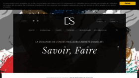 What Ds-avocats.com website looked like in 2019 (4 years ago)