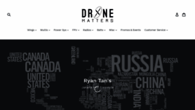 What Dronematters.com website looked like in 2019 (4 years ago)